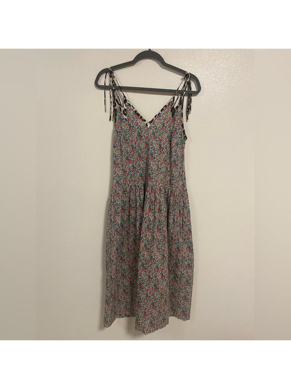 La Prestic Ouiston Dress Women’s Size XS/S Ditzy Floral Print Midi Dress